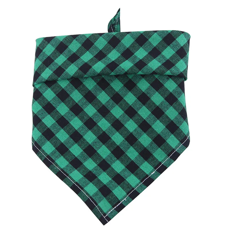 Decoração de Natal Pet Triângulo Cachecol Cachecol Cachecol de Algodão Big Grade Cão Bandana Pequenos Dogs Pequenos Cães Grandes Bibs Xmas Presentes BH5285 WLY