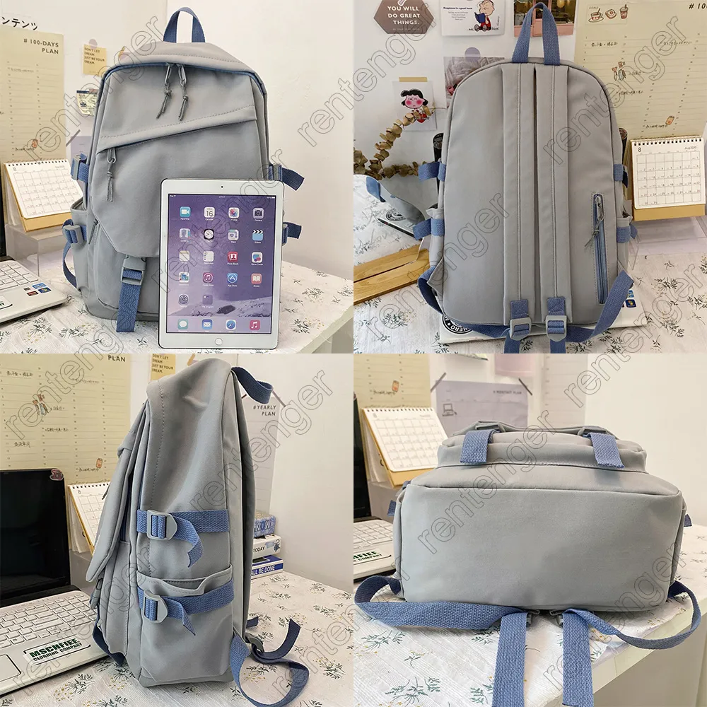 Backpack Cute Trendy Cool Nylon Female School Bag College Book Lady Laptop Backpack Kawaii Fashion Girl Student Bag Travel