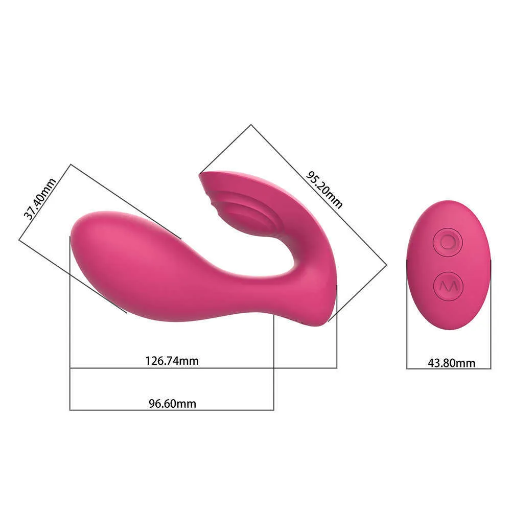 Massage Produkter Dubbelhöjd Vibrationer Dildo Vibrator G Spot Massage Wearable Panties Clitoris Stimulator Sexig leksak för kvinnor