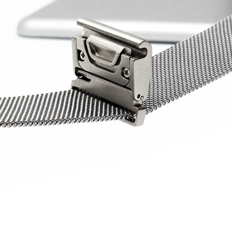 pour Fenix 6s bracelet magnétique à boucle milanaise 20mm bracelet de montre en acier inoxydable à ajustement rapide pour Garmin Fenix 5s/fenix 5s Plus H0915