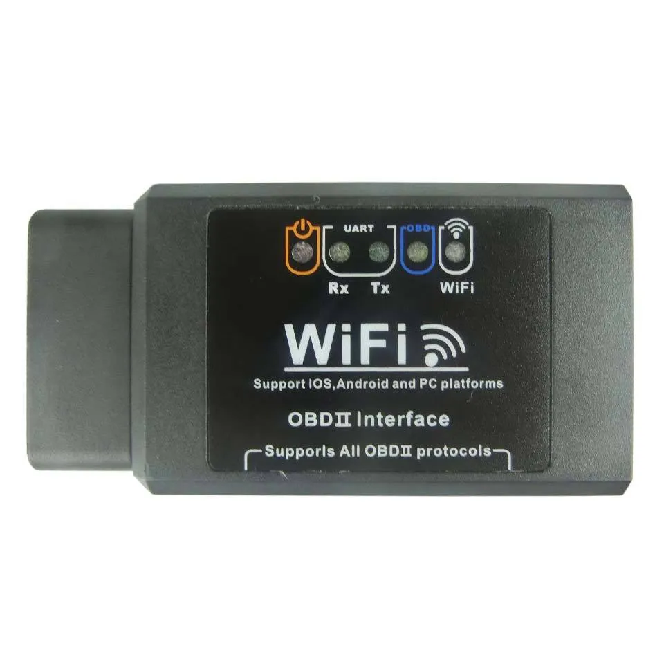 ELM327 Wi-Fi / Bluetooth V1.5 OBD2 Автомобильные диагностические инструменты Pic18f25k80 Чип IOS / Android Wi-Fi Elm 327 V 1.5 Code Code Code Code Obdii