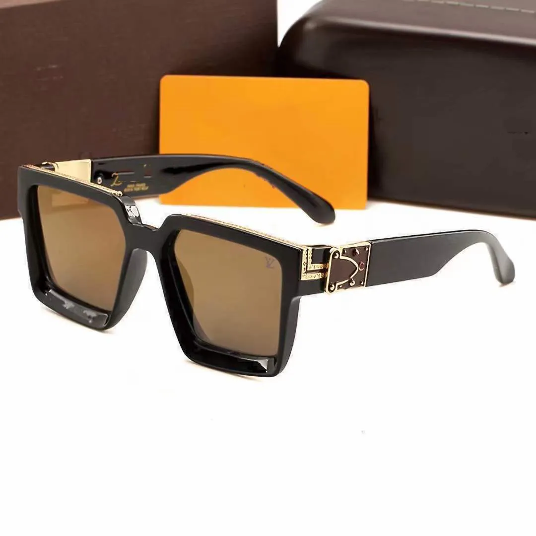 2021 الموضة الكلاسيكية العلامة التجارية الرجال والنساء في الهواء الطلق UV UV400 نظارة شمسية تقود نظارات الاستقطاب مربع هدايا العلامة التجارية 2550U