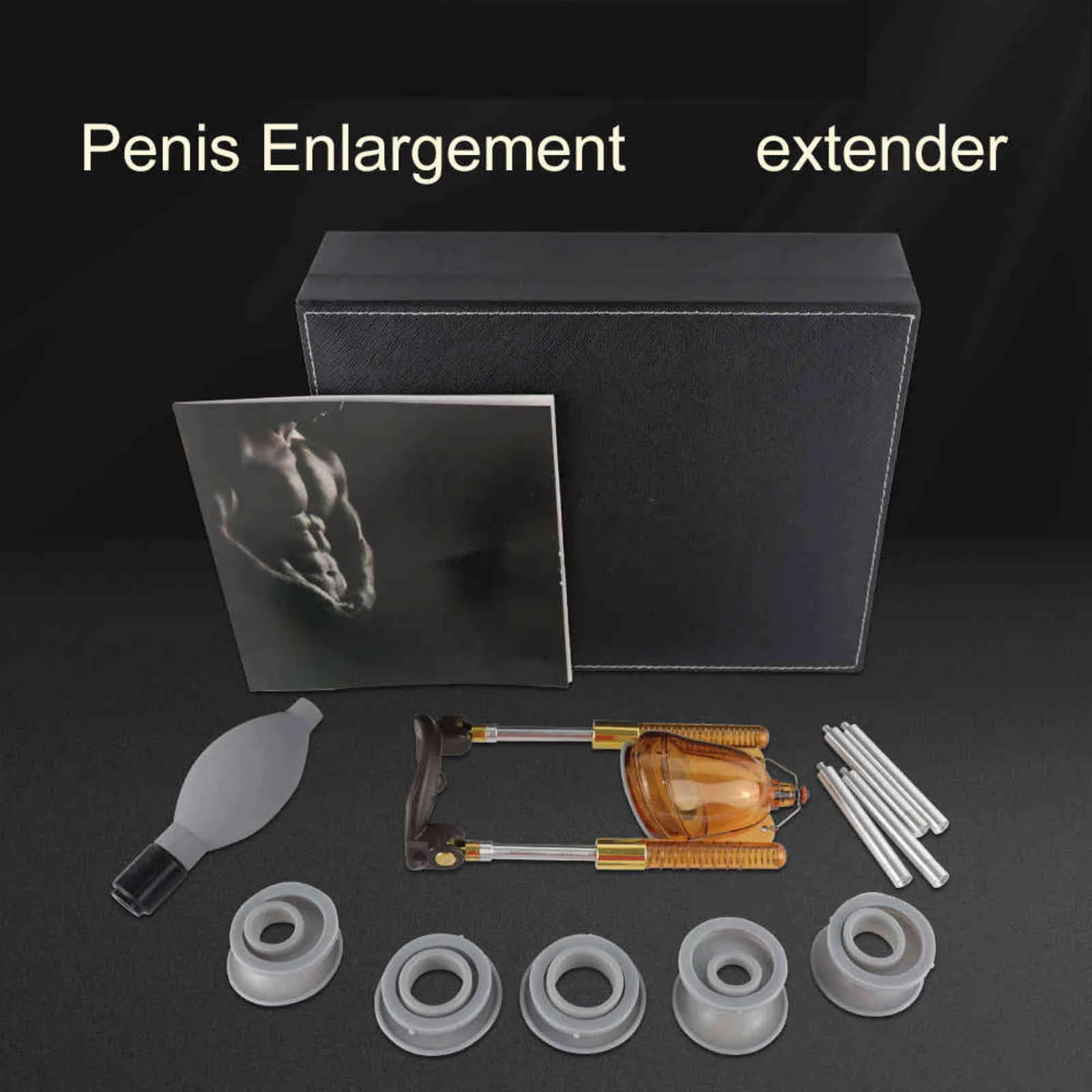 NXY Sex pump toys Upgrade Penis Pump Extensor más largo Cock Dick Ampliación STRETCHER Sistema Productos eróticos para adultos Dispositivo SM Juguetes sexuales para hombres 18+ 1125
