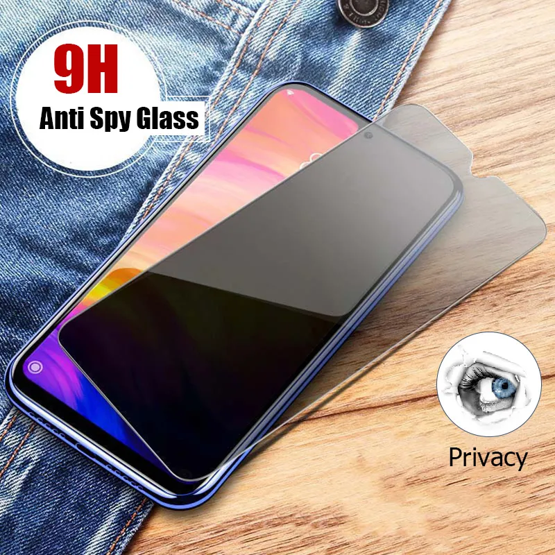 Vidrio templado de privacidad para Xiaomi Mi CC9 Protector de pantalla antiespía para Xiaomi Mi Play Glass