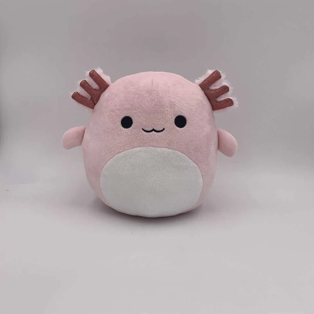 Axolotl Plush Toy Kawaii Animal fofo Pillow Toys Dolls Presentes de aniversário infantil 20cm 21080293222215
