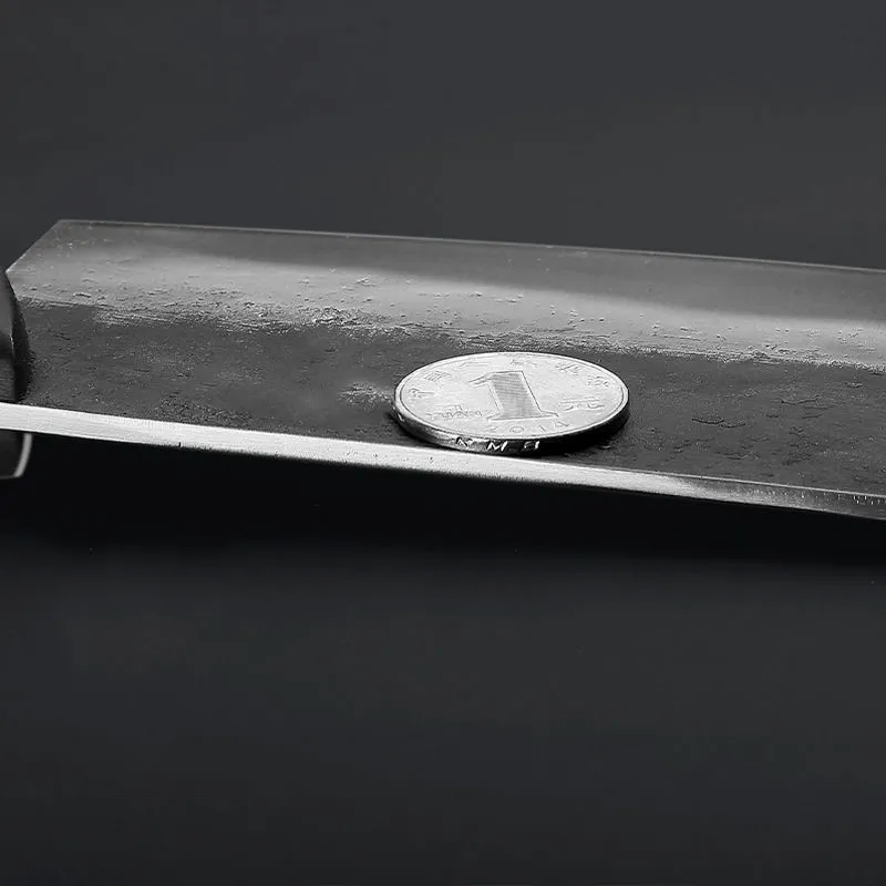 手作りの鍛造プロのキッチンlnifeシェフスライシングミートクリーバー高炭素鋼伝統的な中国の虐殺ナイフ284m