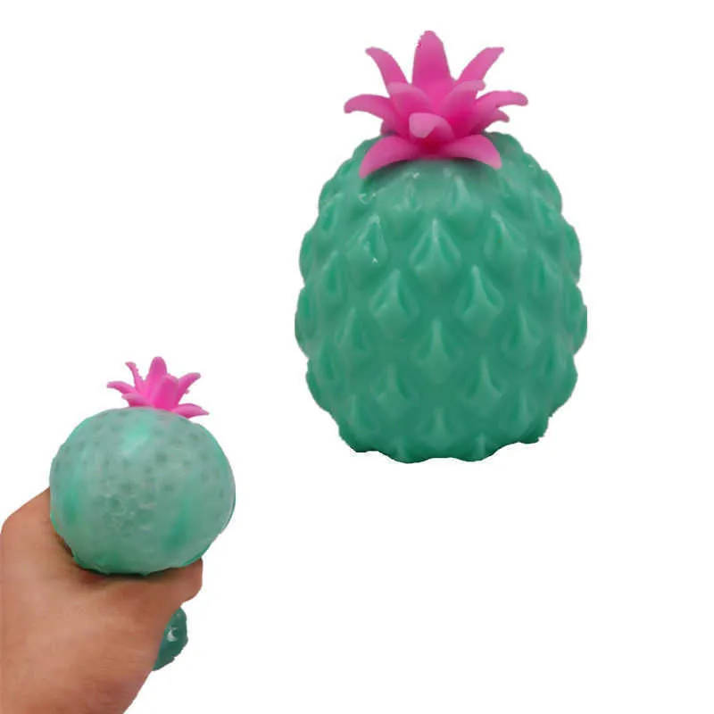 Pineapple Vent Ball Toys Funny TRP Squish Squeeze Stressball Balloon Kids TPR Anxiety Stress Relief Autism Squeezy Toy G58MXXY9356014