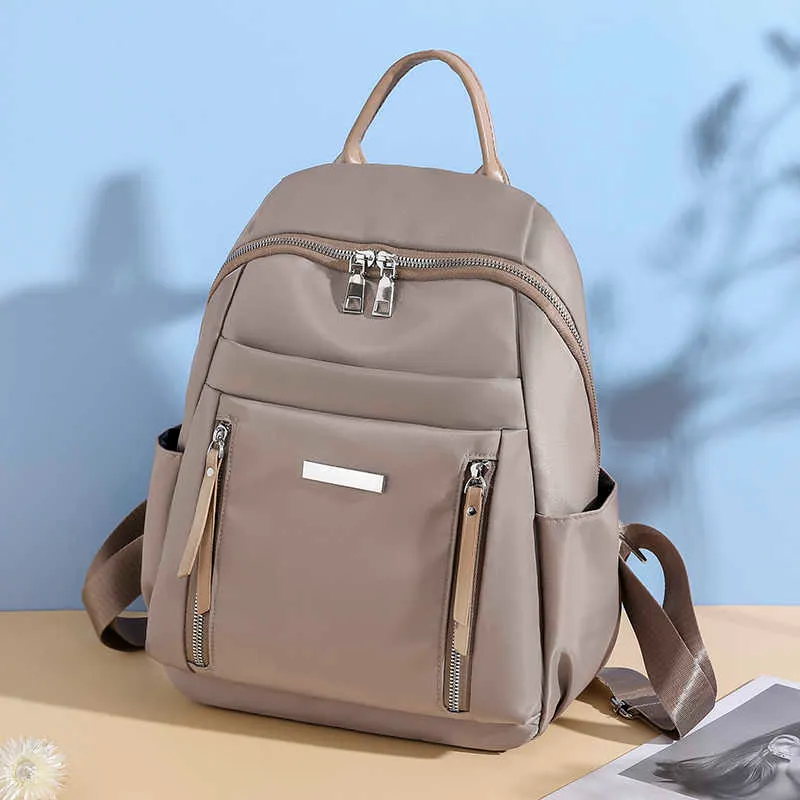 2021 mode Frauen Rucksack für Teenager Mädchen Mochila Feminina Damen Rucksäcke Nylon Wasserdicht Casual Bagpack Weibliche Tasche X0529