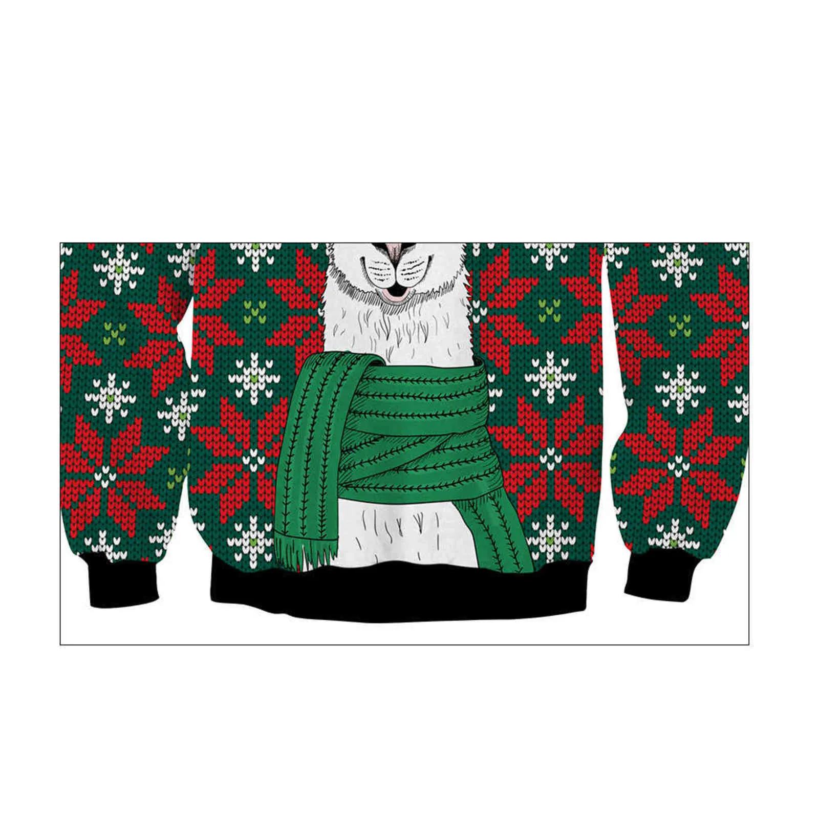 Świąteczny sweter dla kobiet Mężczyźni Streatwear Ugly Odzież 2021 Kobiet Swetry O-Neck Z Długim Rękawem Loose Casual Xmas z jeleniem Y1118