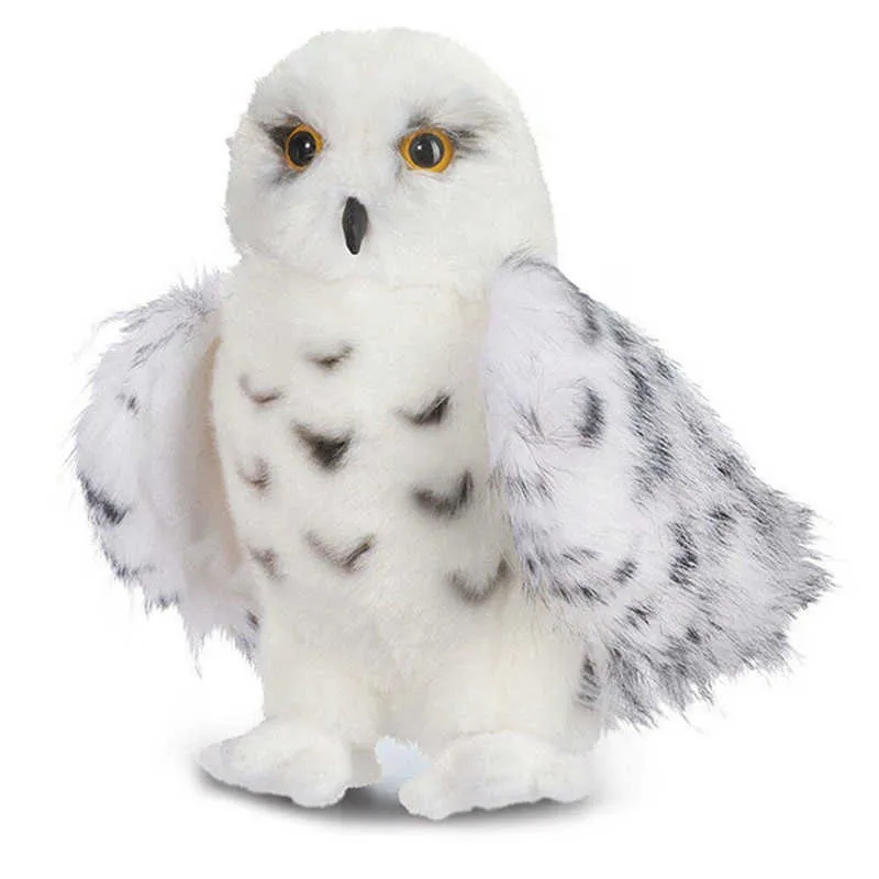 12 Zoll Premium Qualität Douglas Wizard Snowy White Plüsch Hedwig Eule Toy Potter Niedliche Stofftierpuppe Kindergeschenk 210728