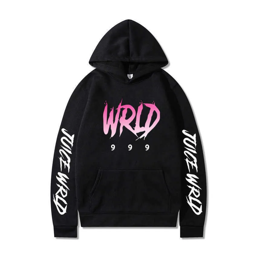 Juice Wrld Hoodies Men Sweatshirts Fleece Hooded Harajuku Hip Hop Women Hoodie High Quality Pullovers Hoody Y0727