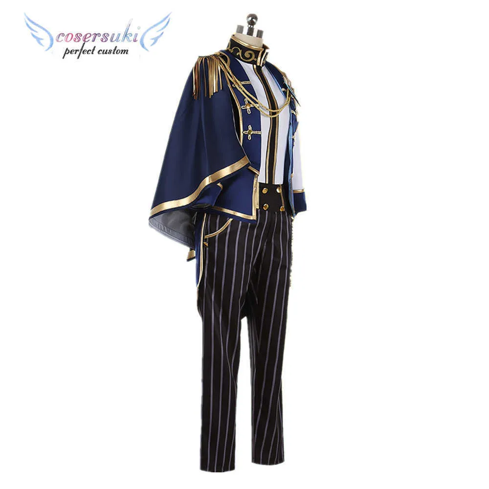 Ensemble Stars Musique chevaliers Sakuma Ritsu Cosplay Costume pour Halloween Noël Carnaval Y0903