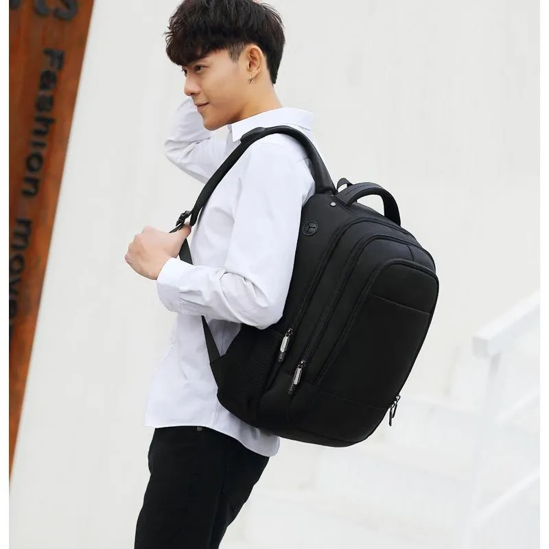 Backpack Male Business USB Charger College plecaki dla mężczyzn z tyłu laptop 15 6 cali Bagpack Travel Bagbag do szkoły 2378