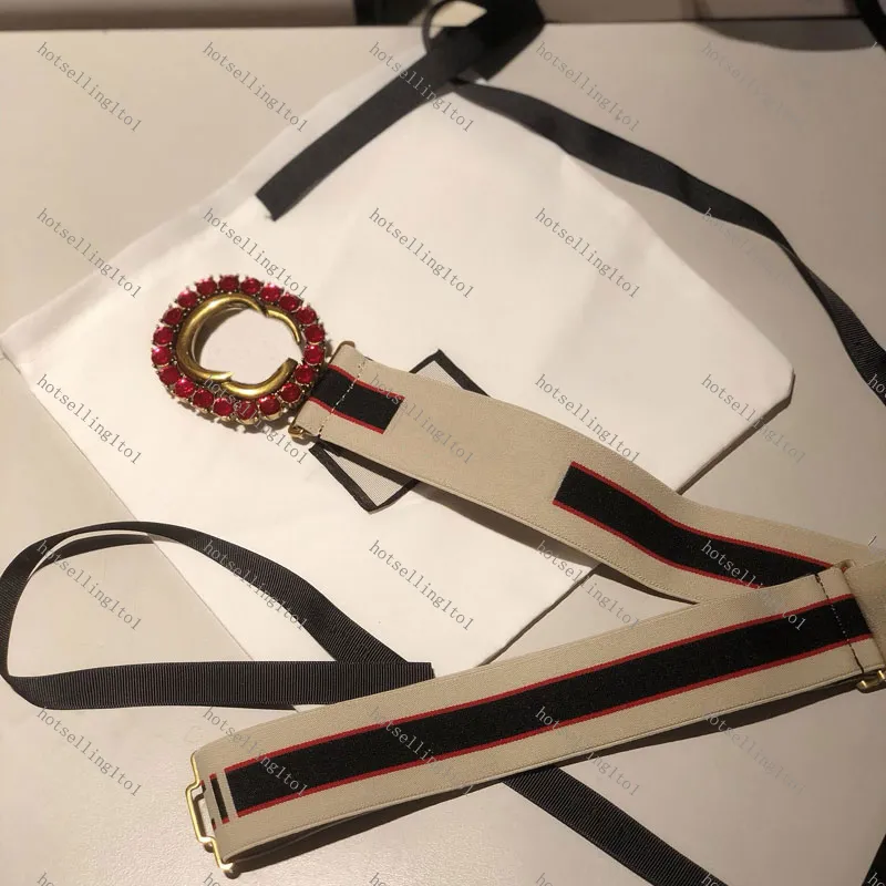 Hebilla de animales Cinturones de moda Cinturón elástico clásico para mujer Patrón de barra de color Vestido femenino Faja Diseñador Correa para mujer wai2342