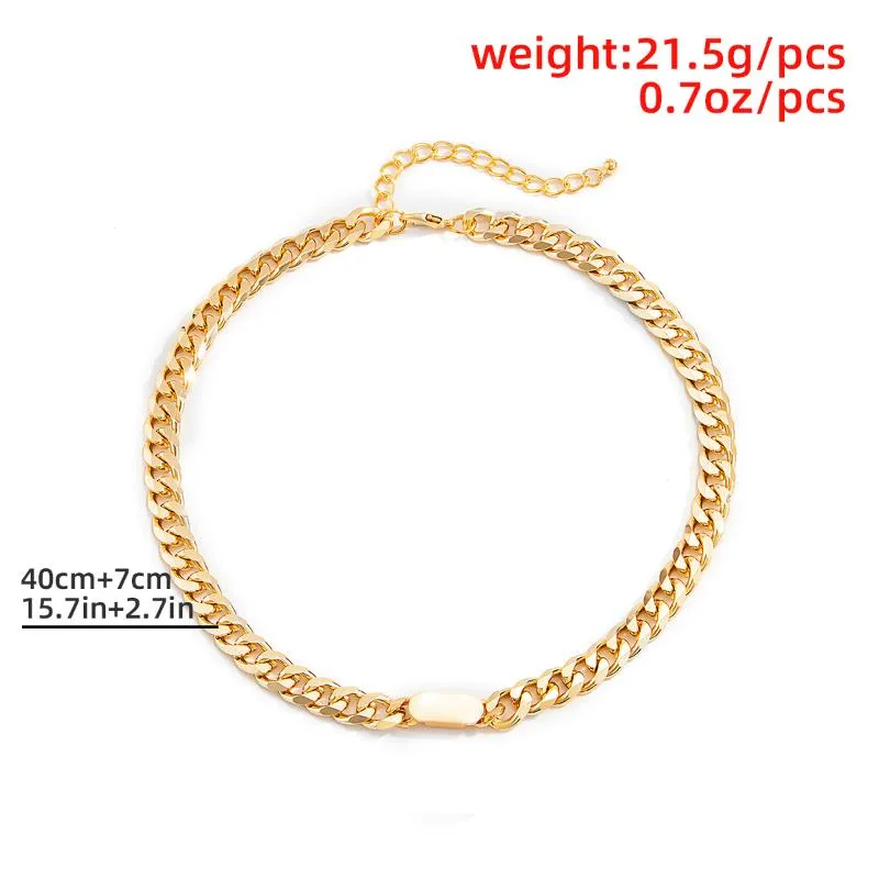 Catene Vintage Punk Piccolo Sottile Corto Girocollo Collana Collare Boho Semplice Minimalista Color Oro Serpente Liscio Collane a Maglia Donne Je2855