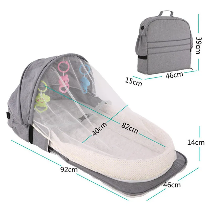 Maternity väska baby nappy mommy med sovande säng blöja s kit resor s ryggsäck 220225
