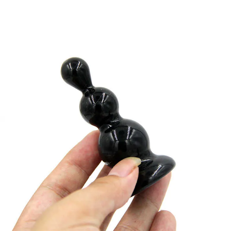 Массажные предметы Черный водонепроницаемый задний анальный стимуляционный массаж секс игрушки для женщин мастурбация игрушка анальный штекер стыковой штекер секс вибратор дилдо