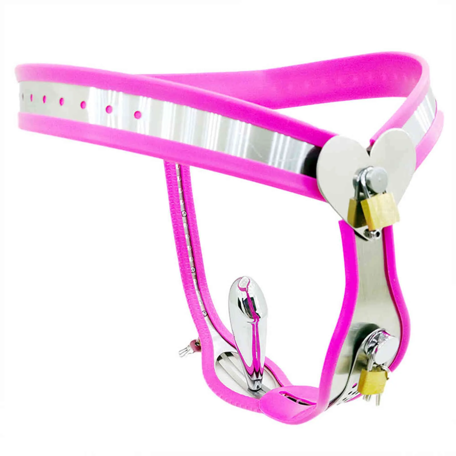 NXY Cockrings Fully Adjustable Female Chastity Belt Metal Underwear Stainless Steel Device BDSM Bondage Restraint Sex Toys For Woman 1124
