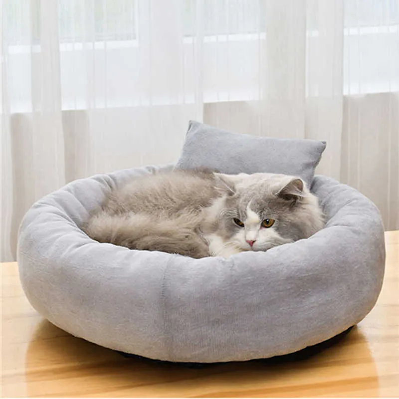 秋冬暖かいペットベッドマットフリースコットン毛布スーパーソフト厚さペットクッション柔らかい猫巣猫アクセサリーペット用品210713