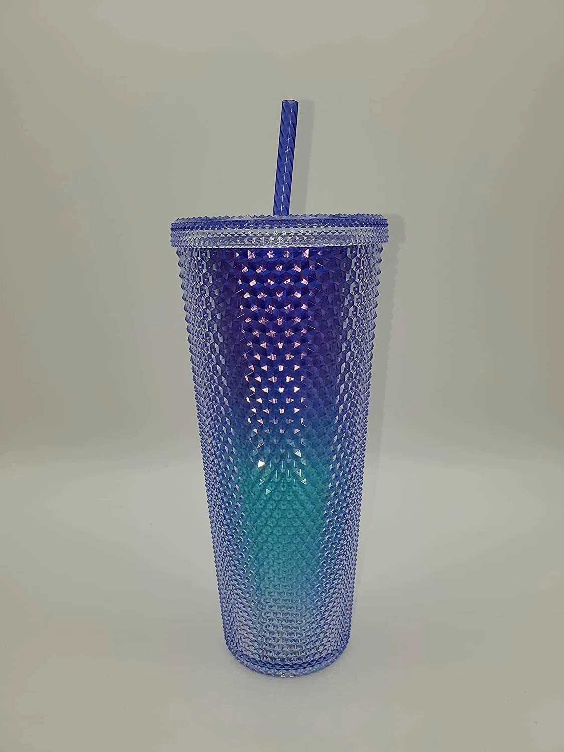 Starbucks Studded Blue Ombre 24 uncji Plastikowy zimny kubek 202184ks200c