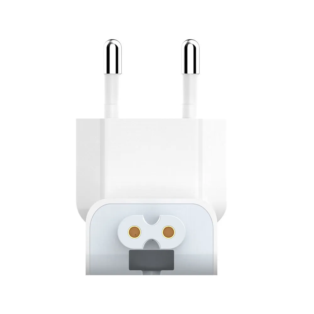 Wall AC Detachable Electrical Euro EU Plug Duck Head Power Adapter for Apple iPad iPhone USB Charger MacBook