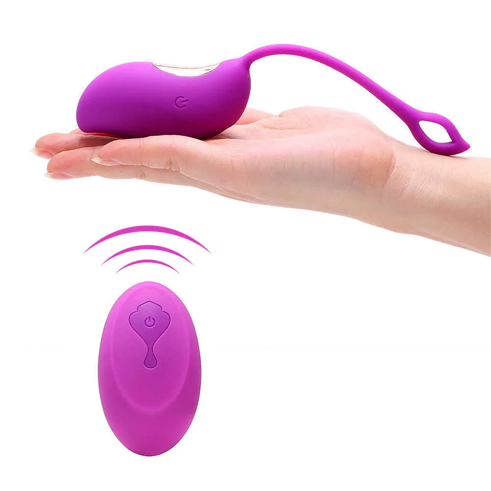 Masaż elementy Uaktualnienie USB ładujące wibrujące jajko g-punkt masażer zabawki seksualne dla kobiet bezprzewodowe zdalne sterowanie Pochwą ścisłe ćwiczenia