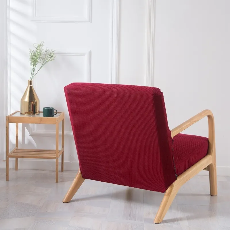 Poltrona Jacquard Copertina divano Cover Nordic Sedie accento Slipcovers soggiorno Lounge Singolo Protector Singolo Decorazione della casa 220222