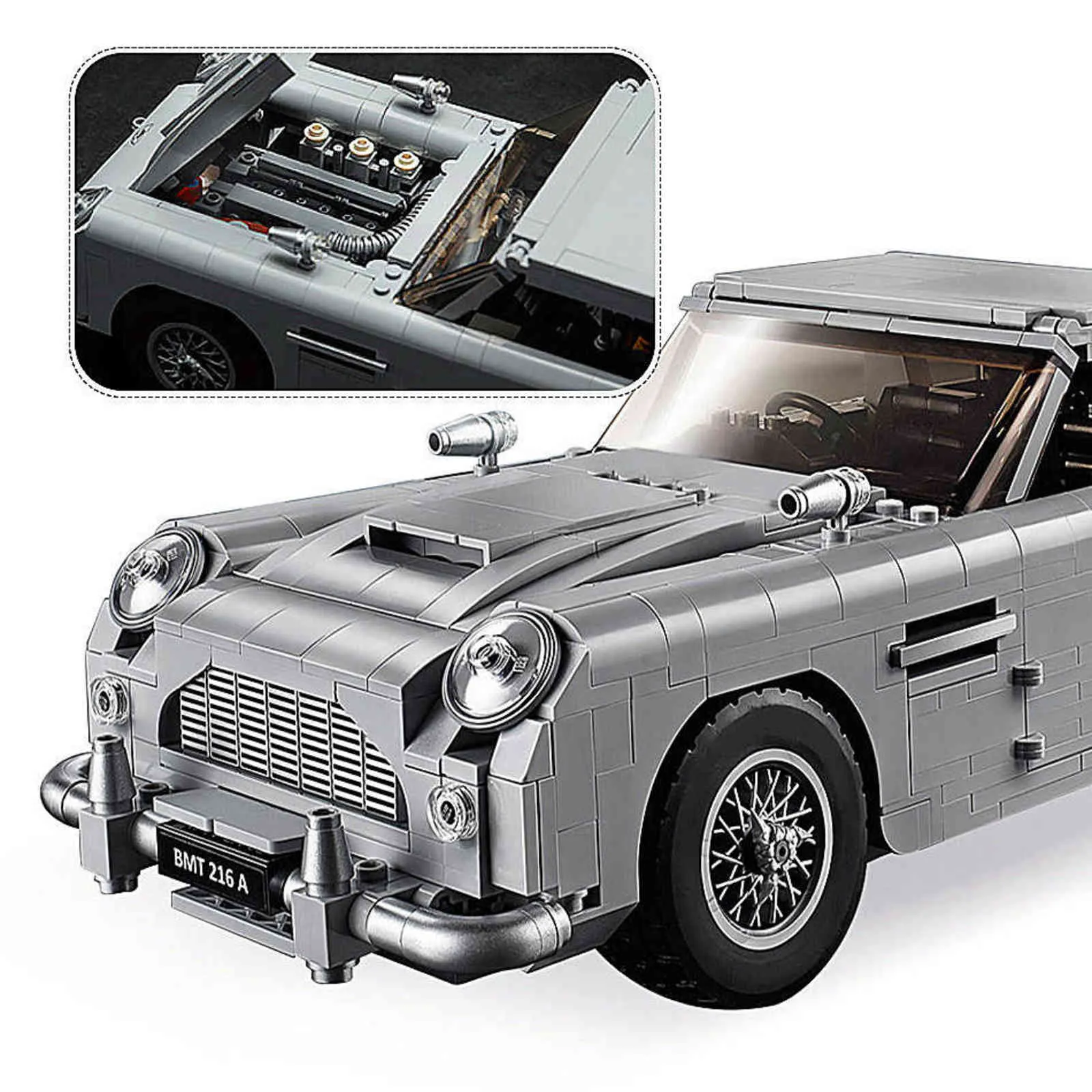 Auf Lager 007 James Bond Technik Auto Serie 10262 Bausteine Bricks Creator Kinder Modell Geschenke Spielzeug H1103