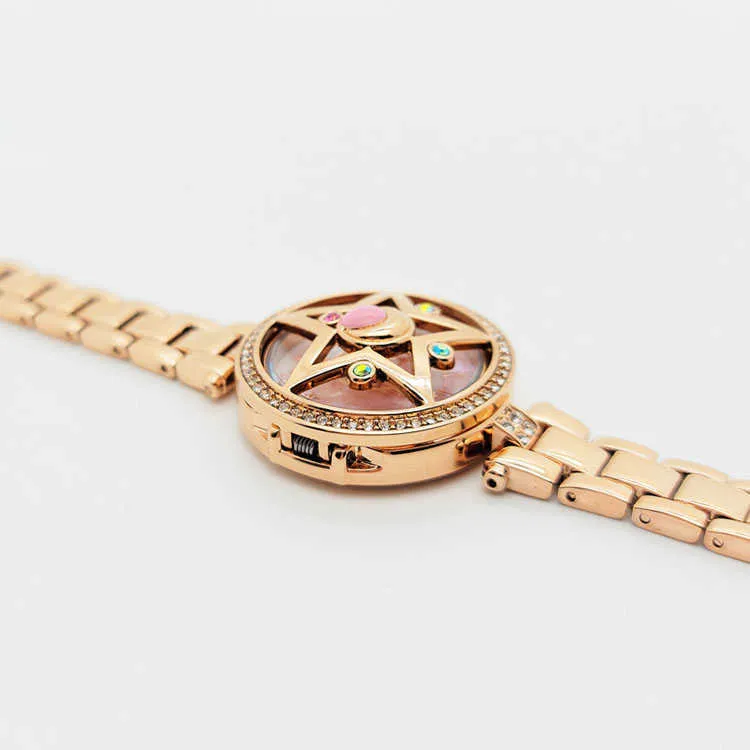 Holdoe Sailor Moon Crystal stjärnor handledsklocka armband smycken dräkt 210616