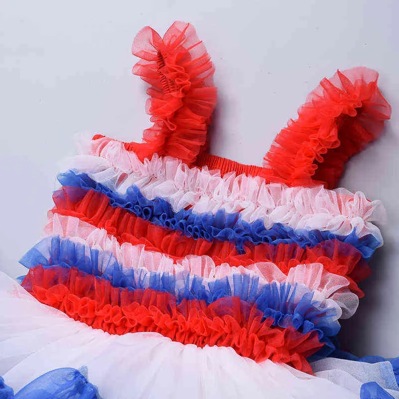 Baby girls Ruffle tutu dress Children petti dress Fluffy tulle Birthday party princess pettiskirt dress Ball gown Dance wear G1129