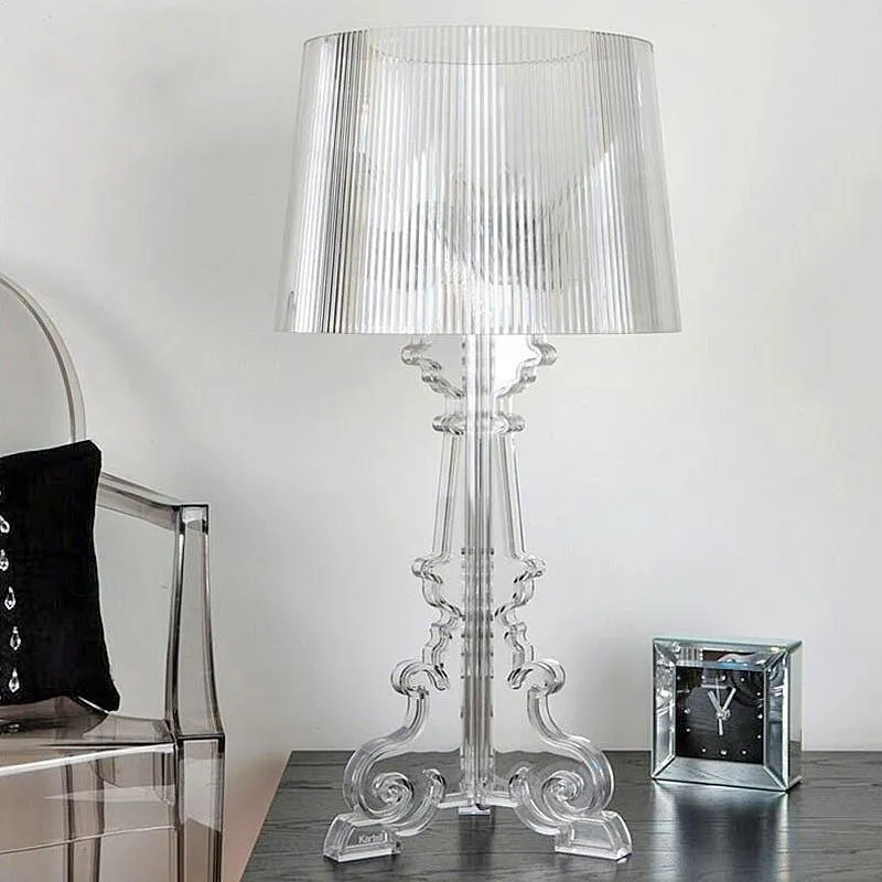 Masa lambaları İtalya Tasarımı Kartell Bourgie Akriliklenebilir Lamba Basit Modern Kapalı Aydınlatma Sanat Dekoru Ev Oturma Odası Yatak Odası Studio262Q