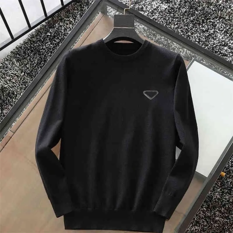 Men's Spring Autumn Woolen Trendy Sweater Oversize Hip Hop Pullover Streetwear Casual High Quality Cotton Sweater Male
