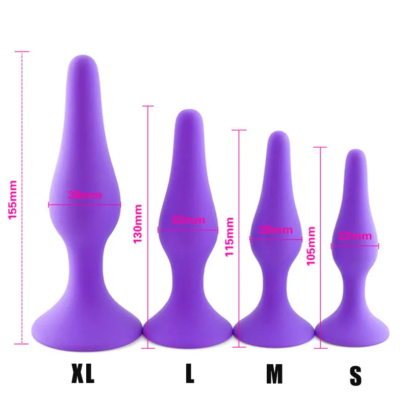 Massage Set Butt Plug pour débutant Jouets érotiques Silicone Plug Anal Produits pour adultes Jouets sexuels anaux pour hommes femmes Gay Prostate Mas6199886