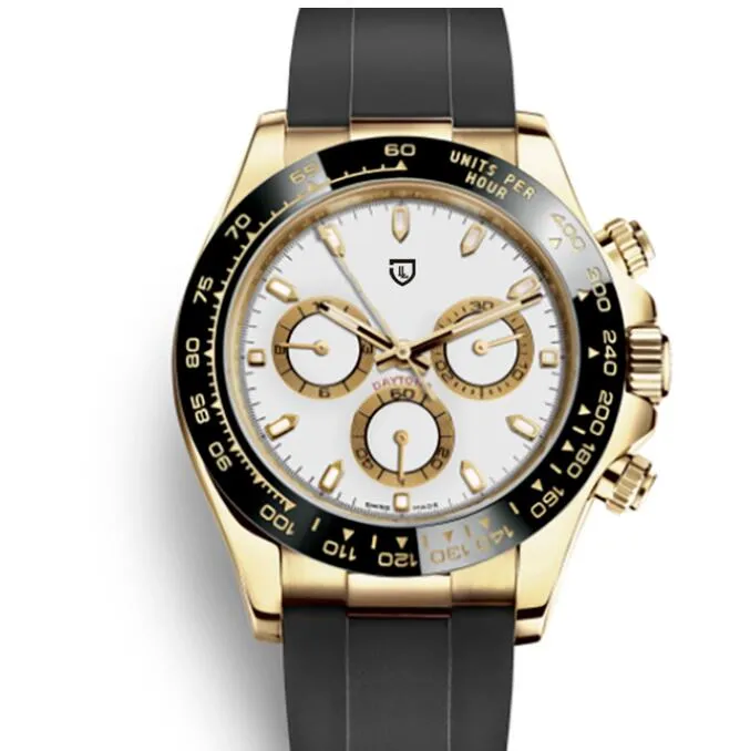Vind vergelijkbare horloges voor mannen Chronograph Automatic Cal 4130 Watch Heren Moeder Pearl Meteorite 116518 Steel Sport Valjoux 309F