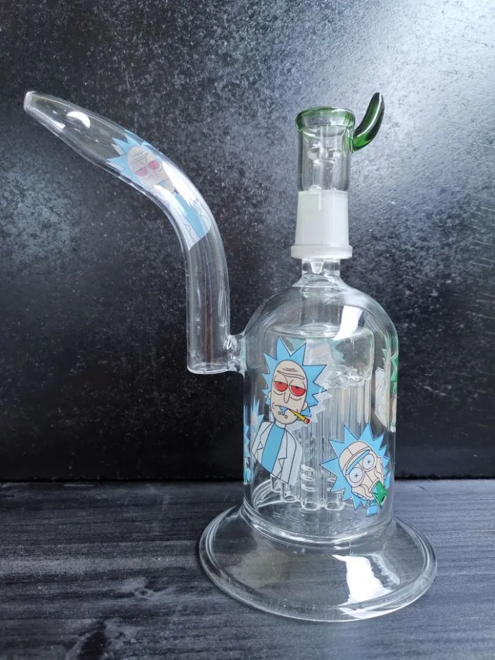 Recycler Dab Rigs Tobacco Pipes Thick Glass Water Bongs Smoking Wax Water Pipe Hookahs Accessories With Glass Nail Dome cheechshop selling