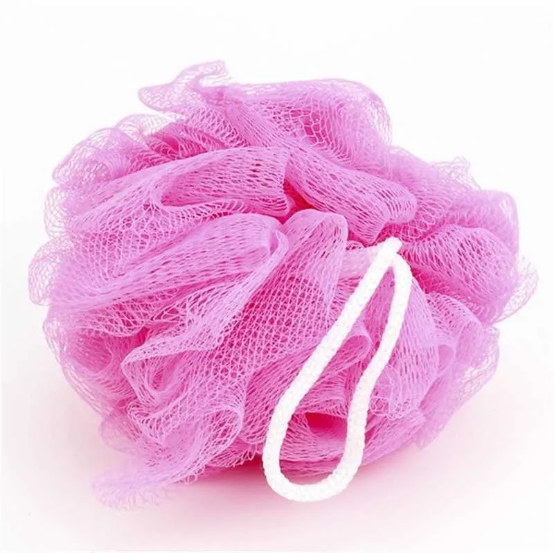 Borstels sponsen scrubbers loofah bad spons melk accessoires nylon douche bal 10g zachte lichaam reiniging mesh borstel badkamer