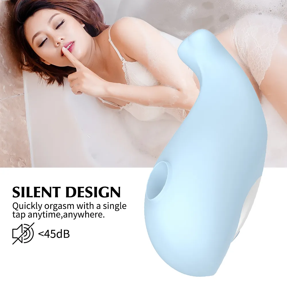 Massage Baleine Sucer Vibrateur Stimulateur Clitoridien Tail Swing Vibration 9 fréquences Silicone Gode Vagin Masseur Sex Toys pour Femme