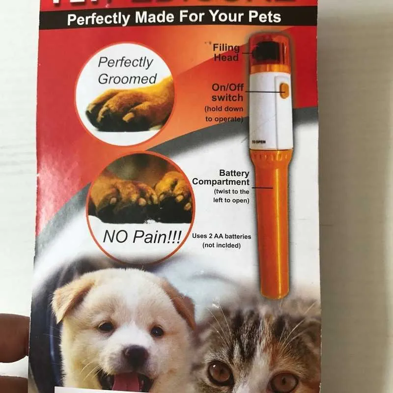 Pet Malzemeleri Petpedice Otomatik Pet Tırnak Parlatıcı Kedi Ve Köpek Elektrikli Tırnak Parlatıcı 211006