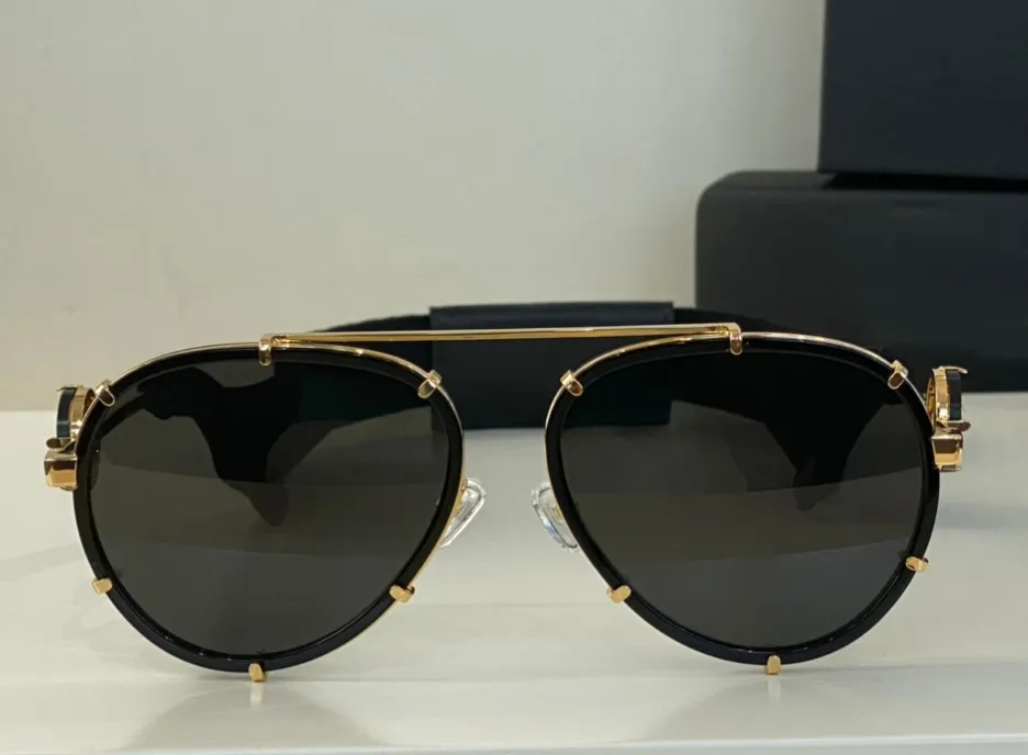 Gafas de sol piloto de haba de oro para mujeres hombres 2232 Diseño Sunniesfashion Sun Shades UV400 Gafas Sonnenbrile des Lunettes de Soleil239b