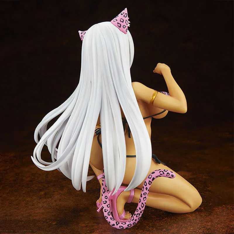 Figura Qsix Rara Minaduki Figure Seksowna dziewczyna Japońska dorosła akcja Figura Figura 22cm Rara Minaduki Black Gal Ver 16 PVC Q0725560557