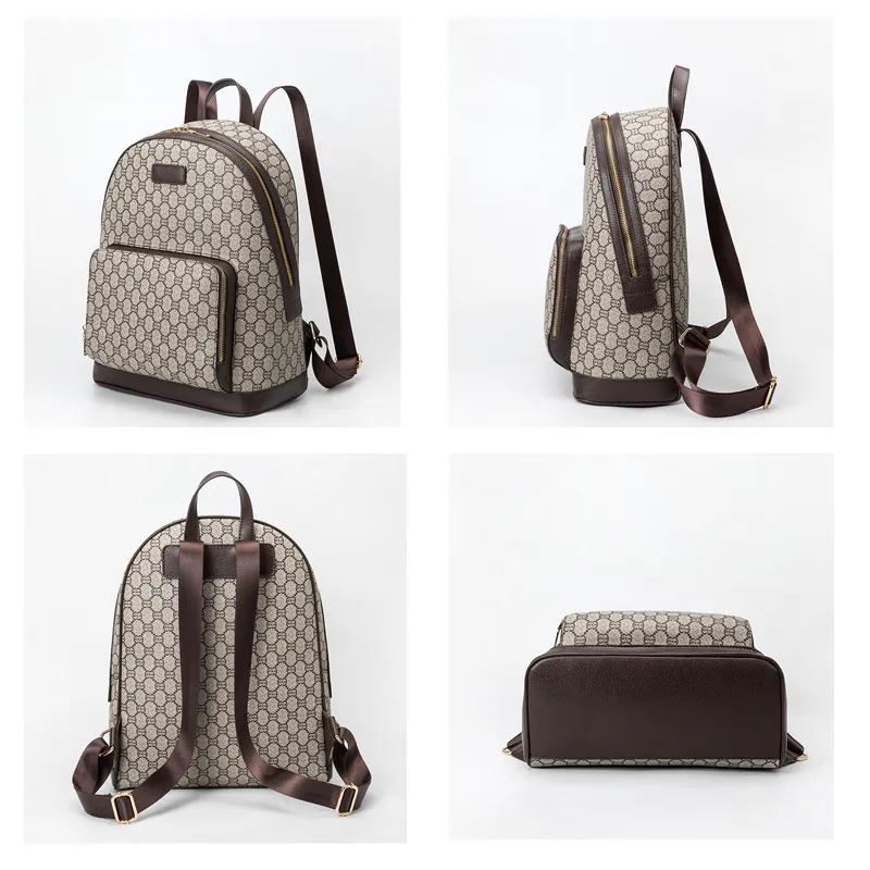 Designer Backpack Brand Luxury Men Large Schoolbag Multi-purpose Casual Printed Mens Bag Fashion Double Shoulder Bag