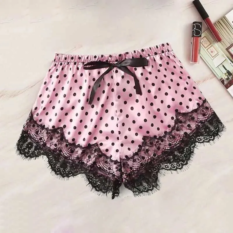 MIARHB Pigiama Dolce le Donne Indumenti da Notte Indumenti da Letto Sexy a Pois Carino Biancheria Intima Pigiama Para Femme Kawaii Sonno Salotto Vestiti Q0706