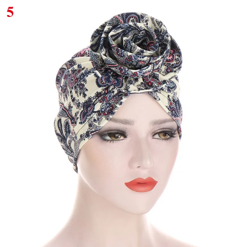 Moda Müslüman Türban Şapka Bonnet Şapka Uyku Şapka Gece Kap Başörtüsü Kafa Kapak Kıvrımları Streç Bandana Başkanı Uzun Eşarp