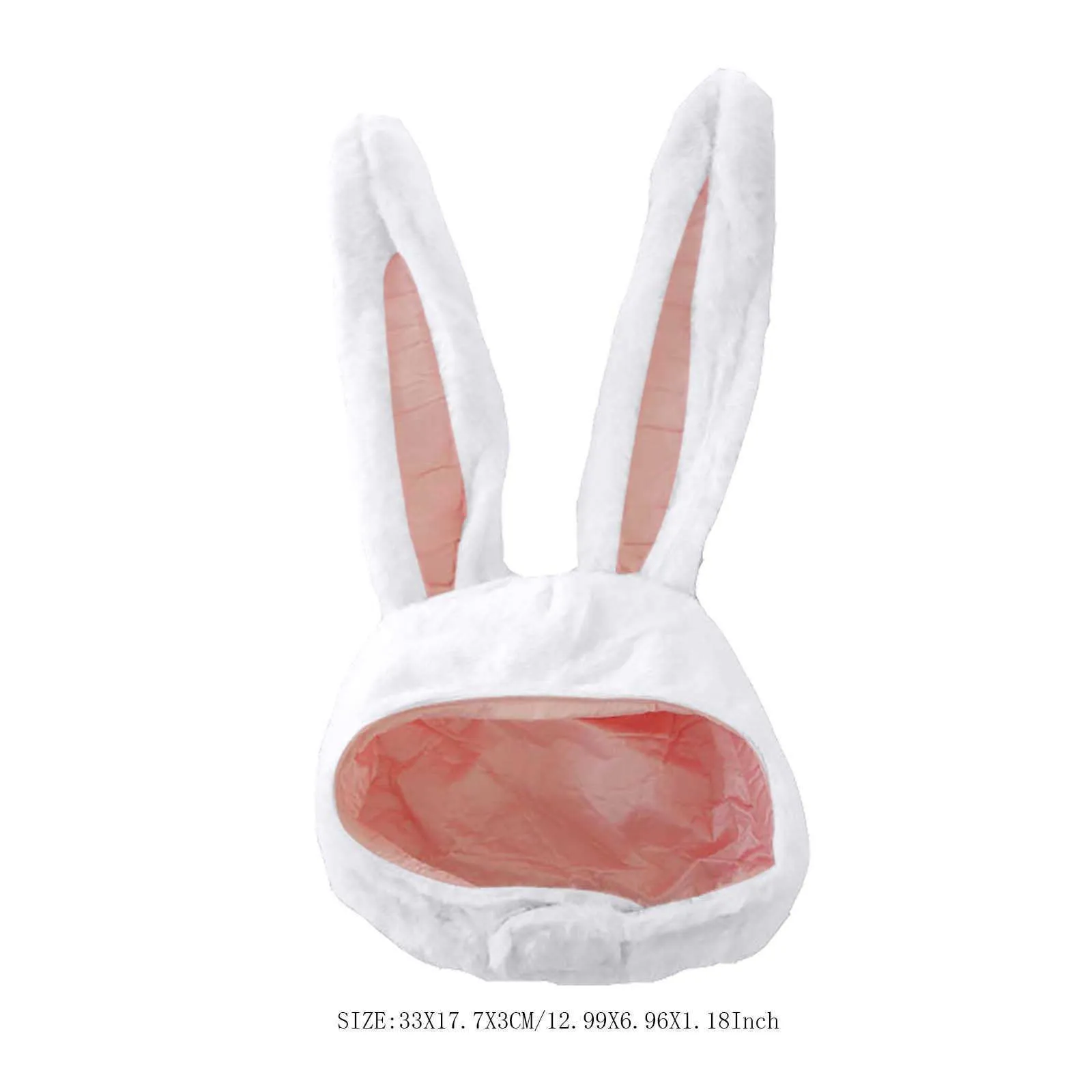 Kobiety Mężczyźni Śmieszne Pluszowe Królik Uszy Kapelusz Cute Rabbit Eastern Cosplay Costume Akcesoria Headwear Halloween Party Rekwizyty Y0911