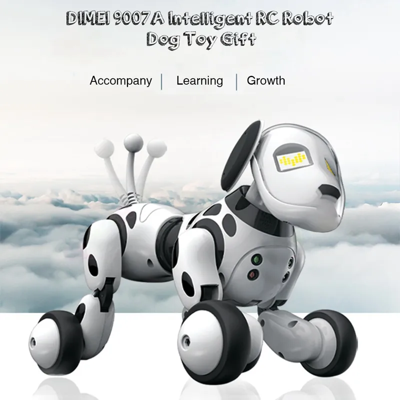 Robot chien Intelligent avec télécommande sans fil 2.4G, jouet pour enfants, Robot parlant Intelligent, jouet électronique pour animaux de compagnie, cadeau d'anniversaire