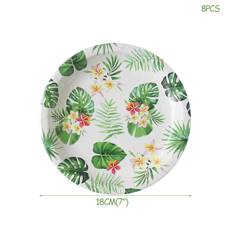 44/пальмовые листья одноразовые посуды набор поставки по случаю дня рождения