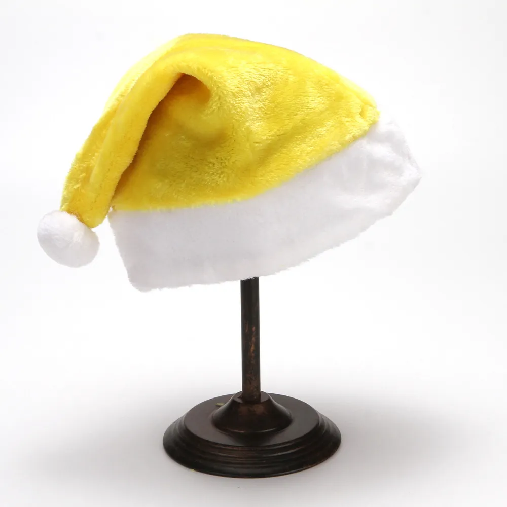 Cappello spesso ultra morbido adulti Bambini Natale Ornamenti natalizi Cappellini da Babbo Natale Puntelli feste di Natale