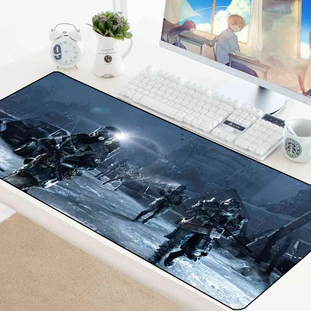 Escape från Tarkov Mouse Big Gamer Play Mats Dator Gaming Tillbehör XL Stort Mousepad Keyboard Gummi Games PC Desk Pad