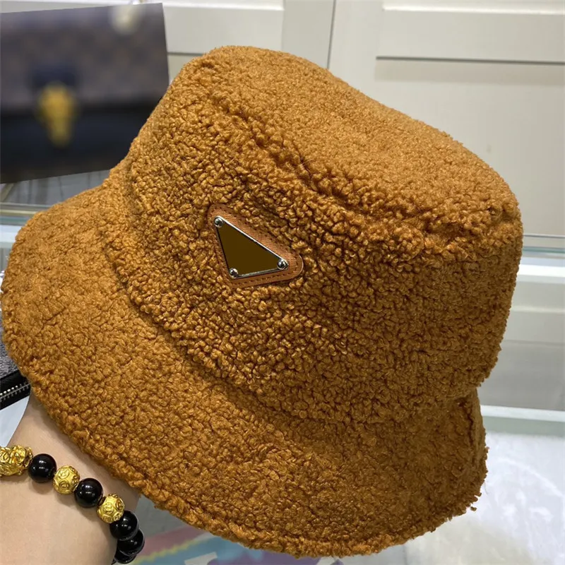 Зимняя дизайнерская шляпа-ведро для мужчин и женщин, модная плюшевая шапка-бини, дизайнерские шапки, мужские шапки, пушистая теплая шляпа от солнца Fuzzy C287h
