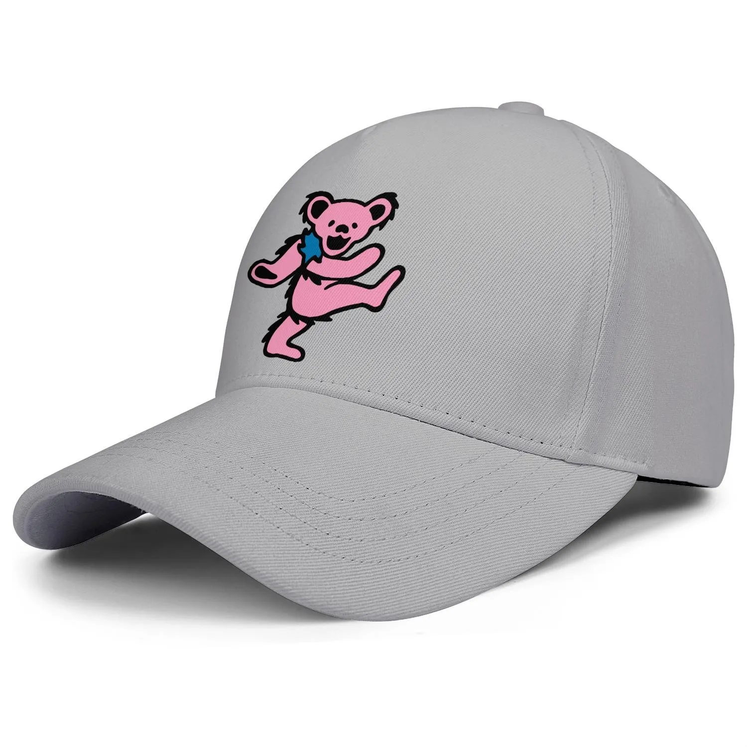 Mode reconnaissant ours mort bleu unisexe casquette de baseball Cool Team Trucke chapeaux Wisconsin rose cinq ours dansants et affiches de l'entreprise Fl3954420